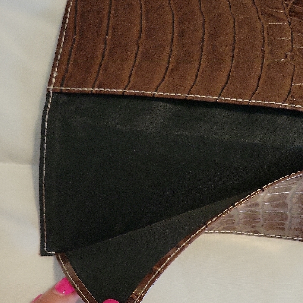 Brown Patterned Wallet - Picture 4 of 6